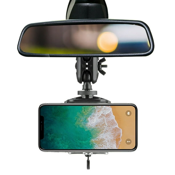 Details about / Universal Car Rear View Mirror Mount Stand Phone Holder Cradle For Cell Phone US